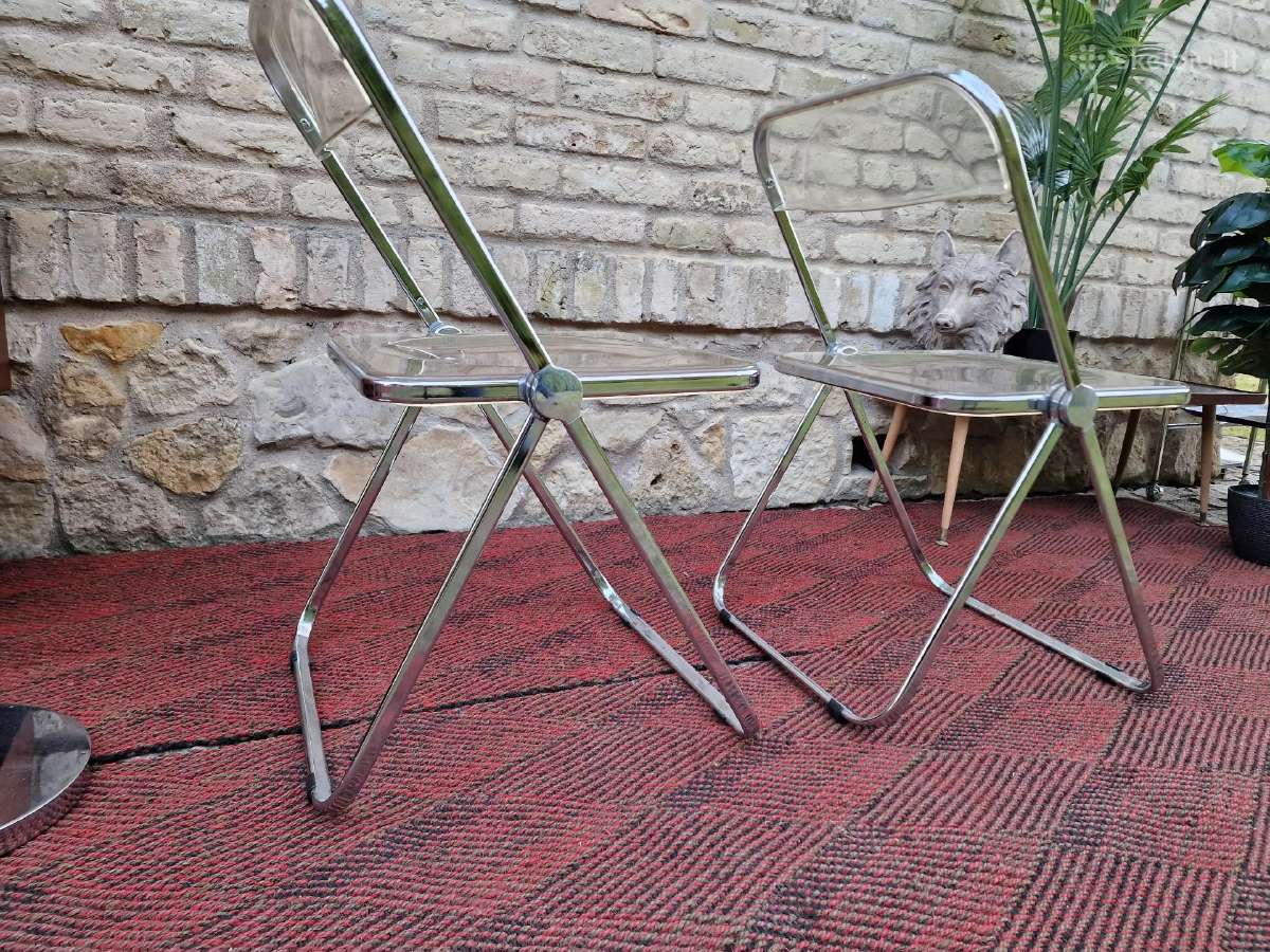 Vintažinės mid century autorinės kėdės "Plia"