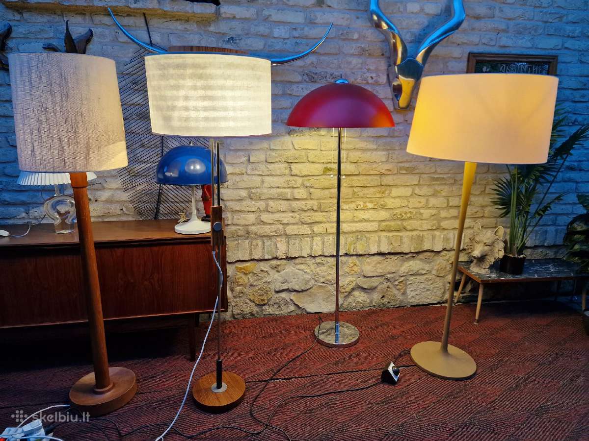 Vintažinis mid century autorinis toršeras - nuotraukos Nr. 26