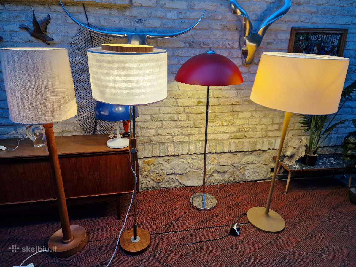 Vintažinis mid century autorinis toršeras - nuotraukos Nr. 27