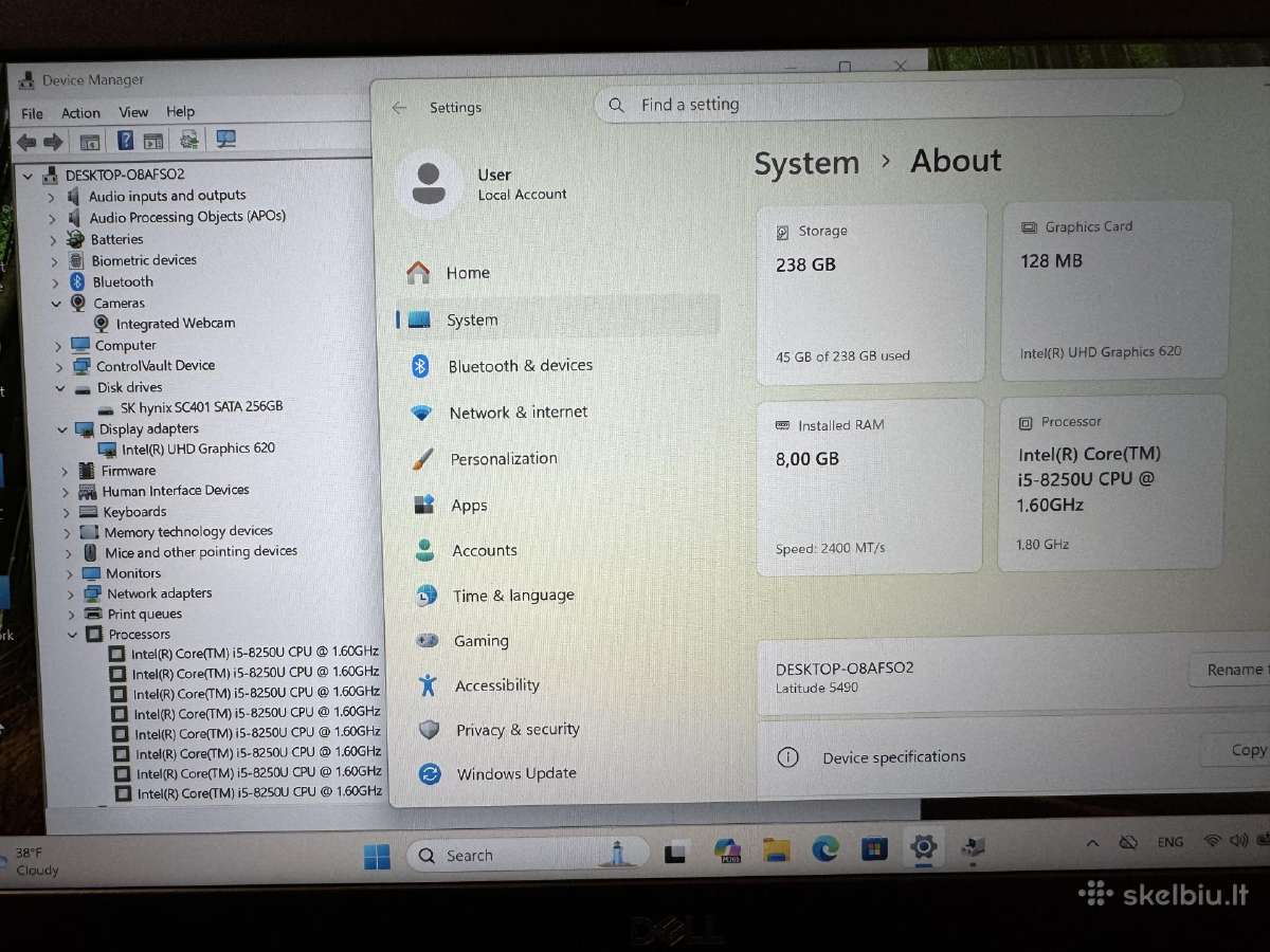 Dell Latitude 5490 - nuotraukos Nr. 7