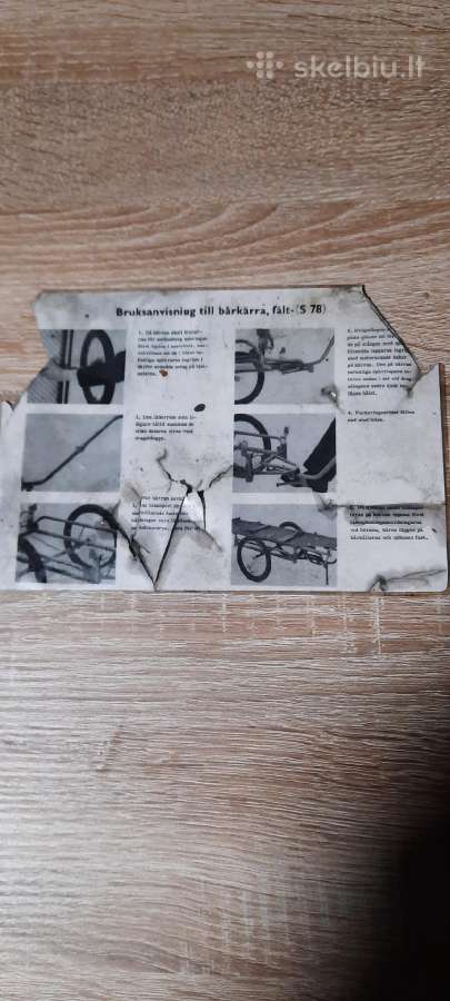 Dviracio priekaba.
