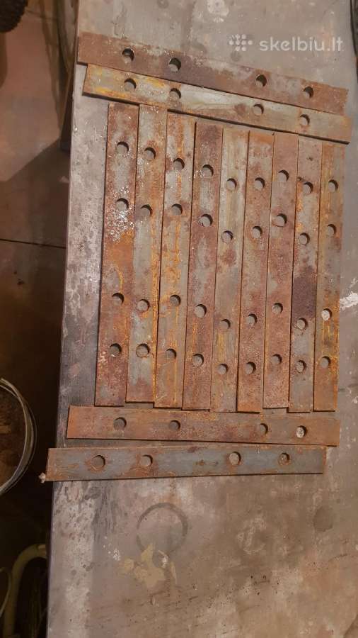 Plienines metalines juostuos sujungimams