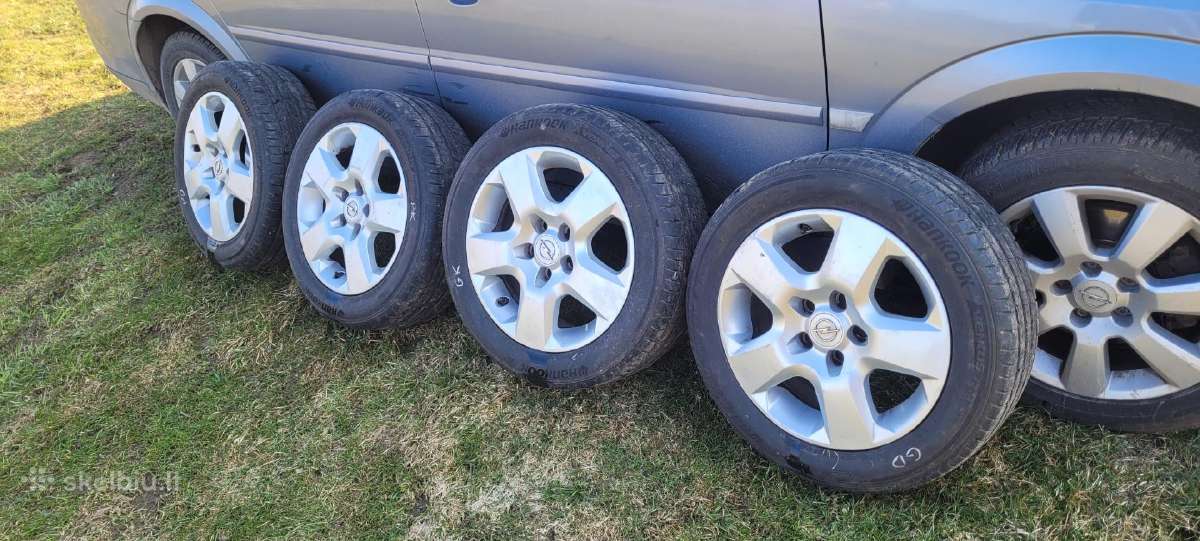 Padangos su ratlankiais nuo Opel Vectra