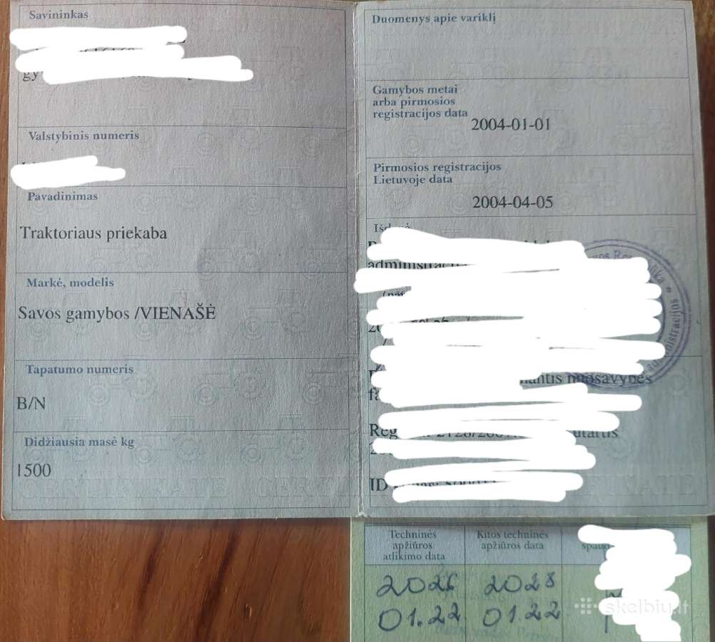 Savos g. traktorines automobilines nefotografuotos - nuotraukos Nr. 12