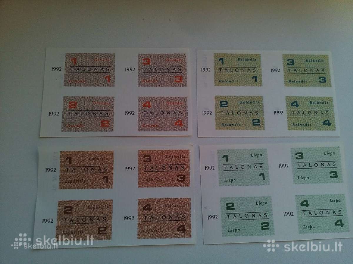 Lietuvos 100 laikinu tolonų be užrašo kaina 35 eur - nuotraukos Nr. 9