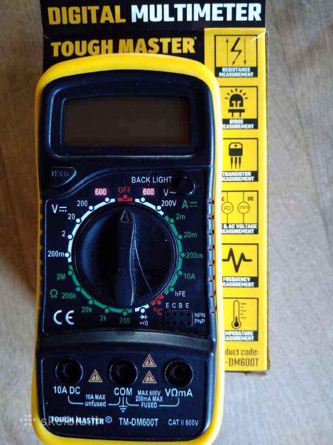 Skaitmeninis multimetras Tm-dm600t