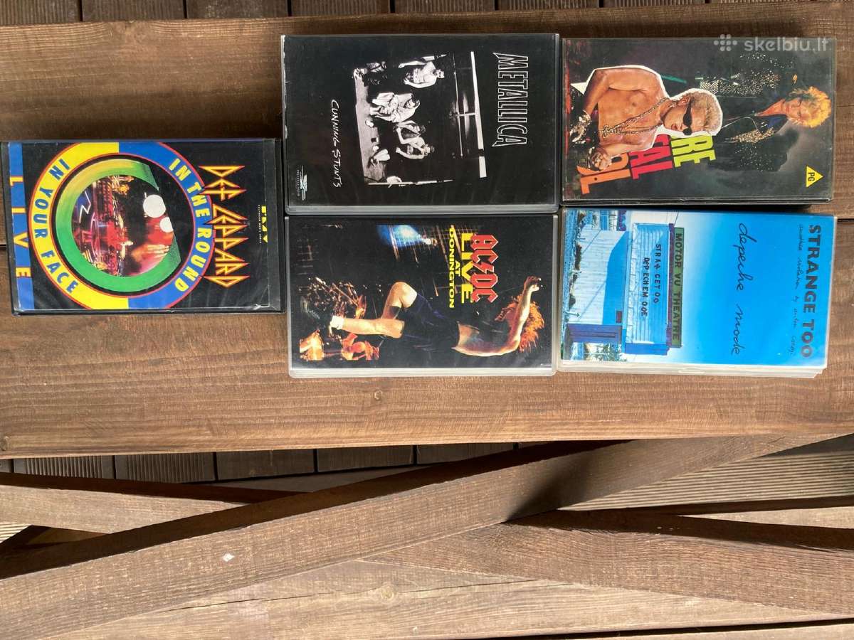 Koncertai vhs originalus įrašai - nuotraukos Nr. 2