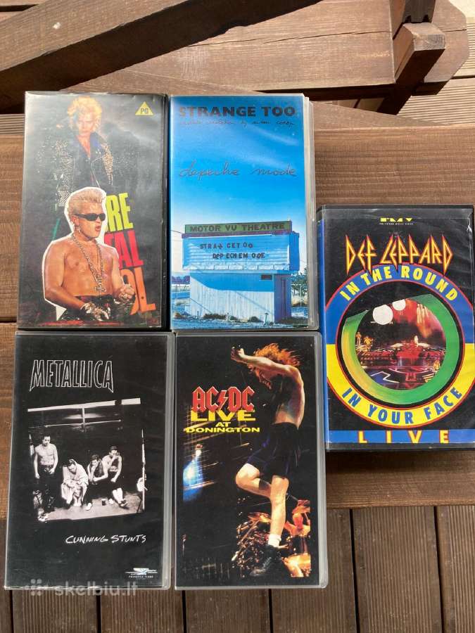 Koncertai vhs originalus įrašai
