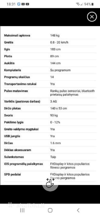 Bėgimo takelis - nuotraukos Nr. 2
