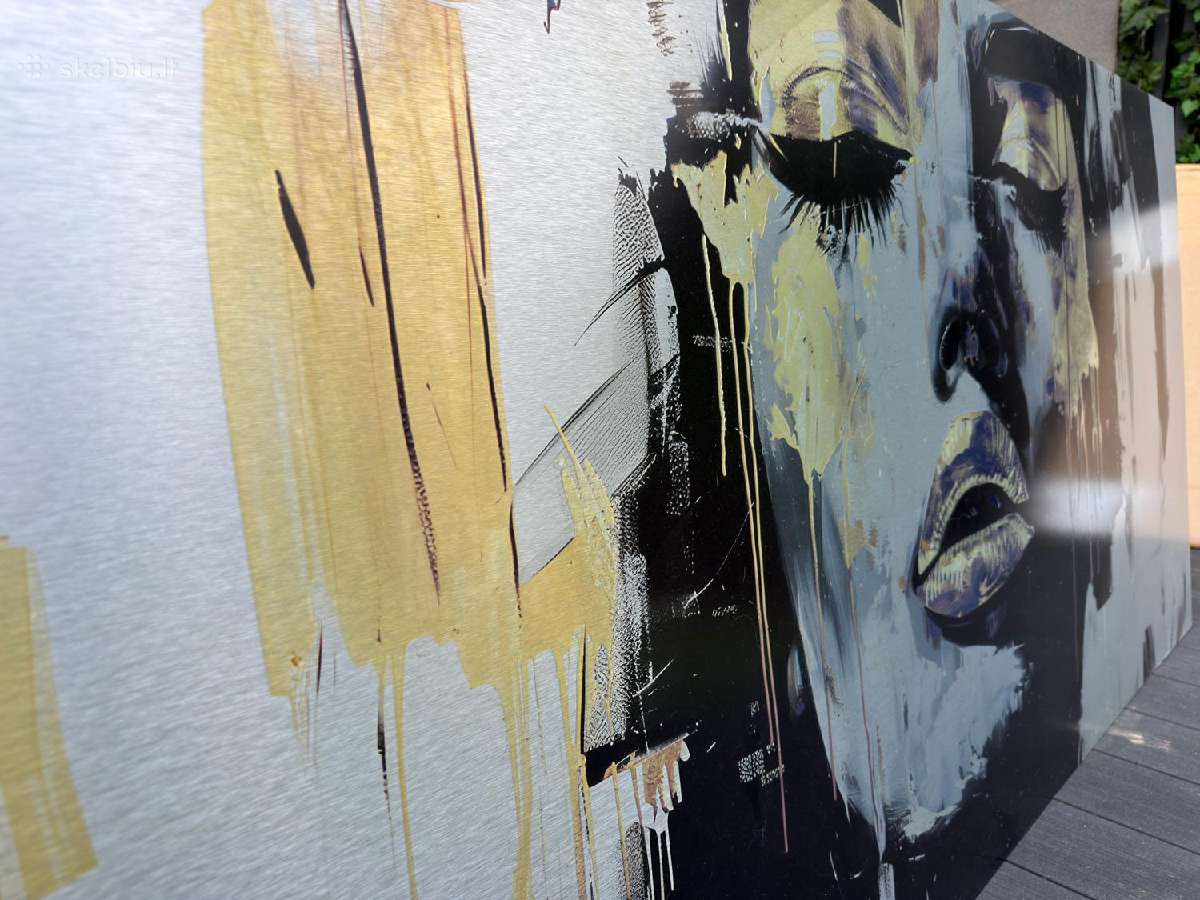 Modernus Paveikslas ant metalo 170x85 cm - nuotraukos Nr. 7