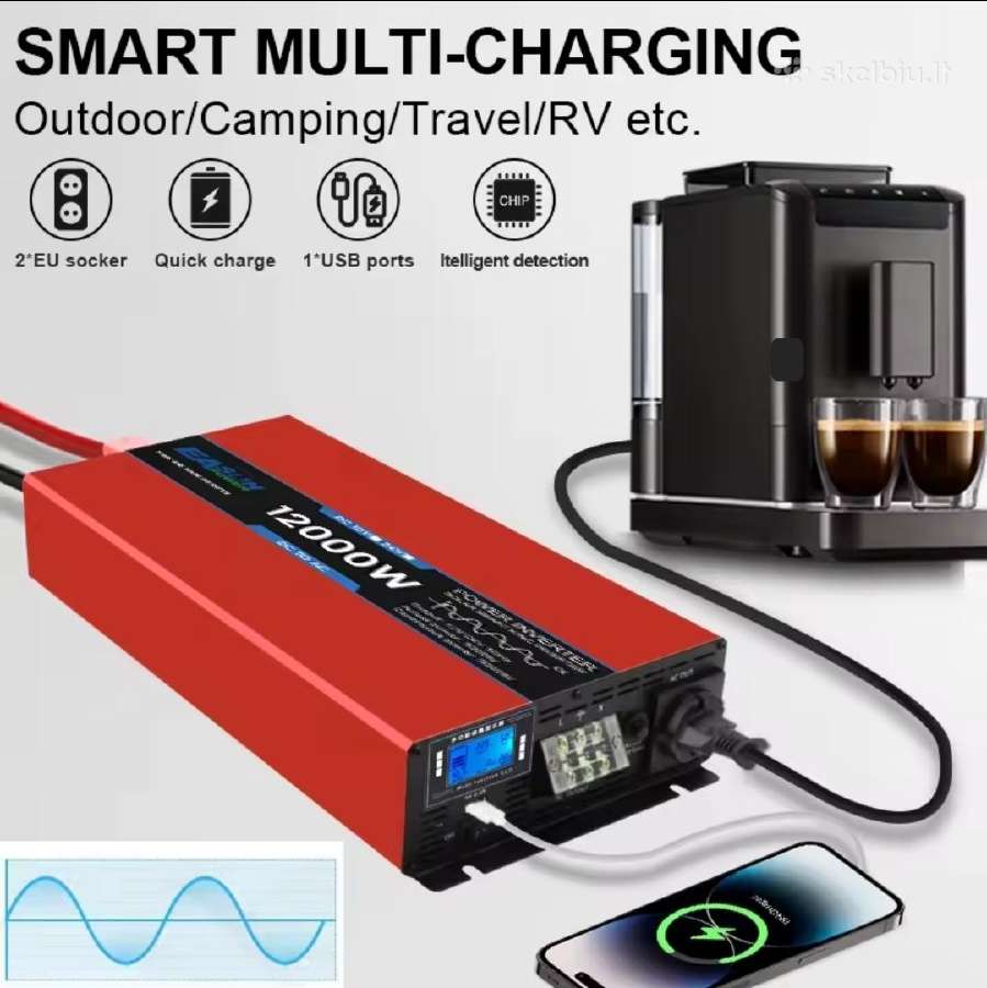 Inverteris iš 12 į 220v 8000w! - nuotraukos Nr. 2