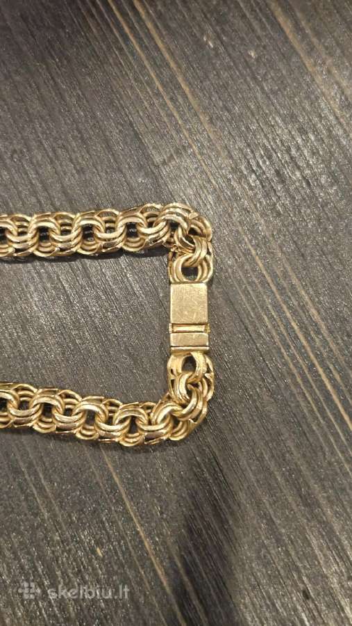 Auksinė 585 Bismark grandinele 32.31g - nuotraukos Nr. 3