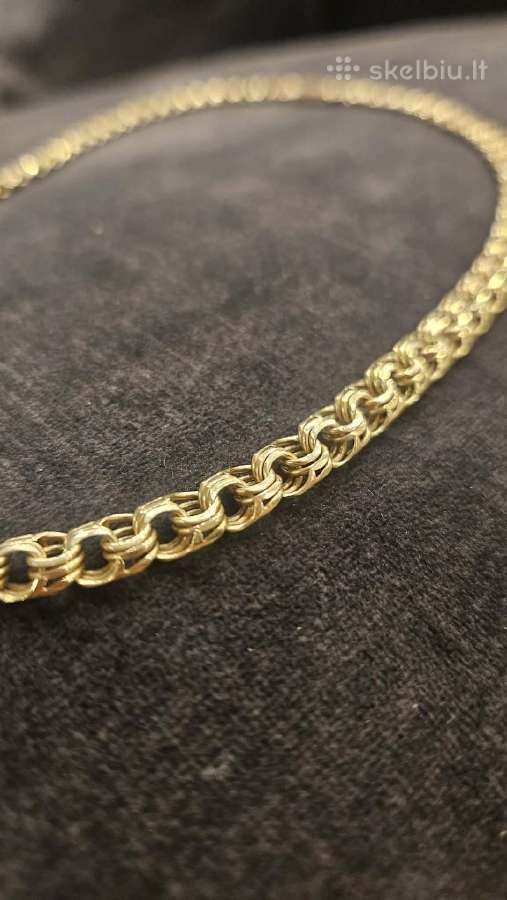 Auksinė 585 Bismark grandinele 32.31g - nuotraukos Nr. 7