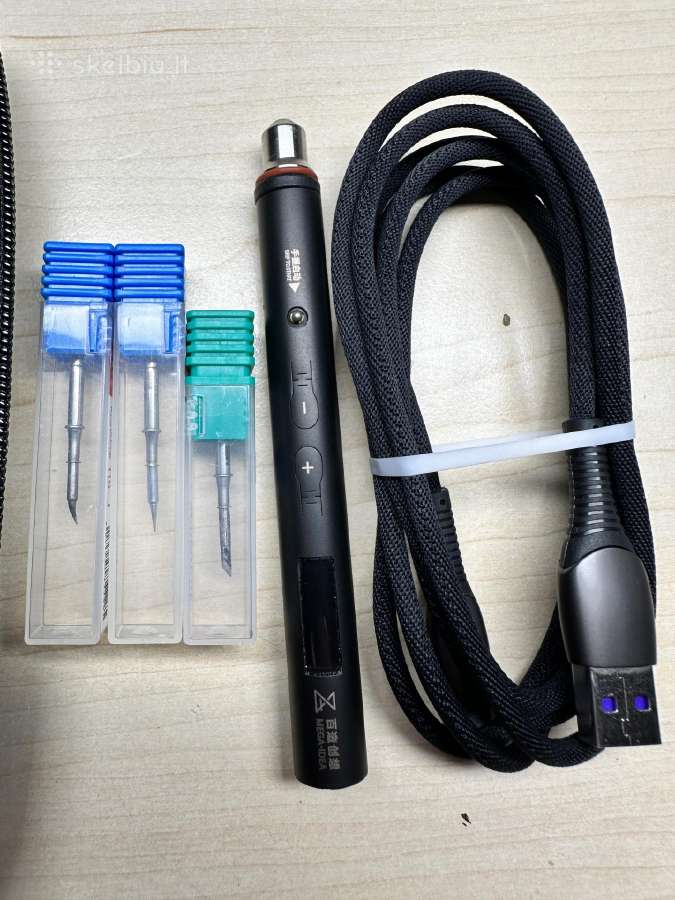 Mini lituoklis Usb-c su Jbc 115 tipo antgalias