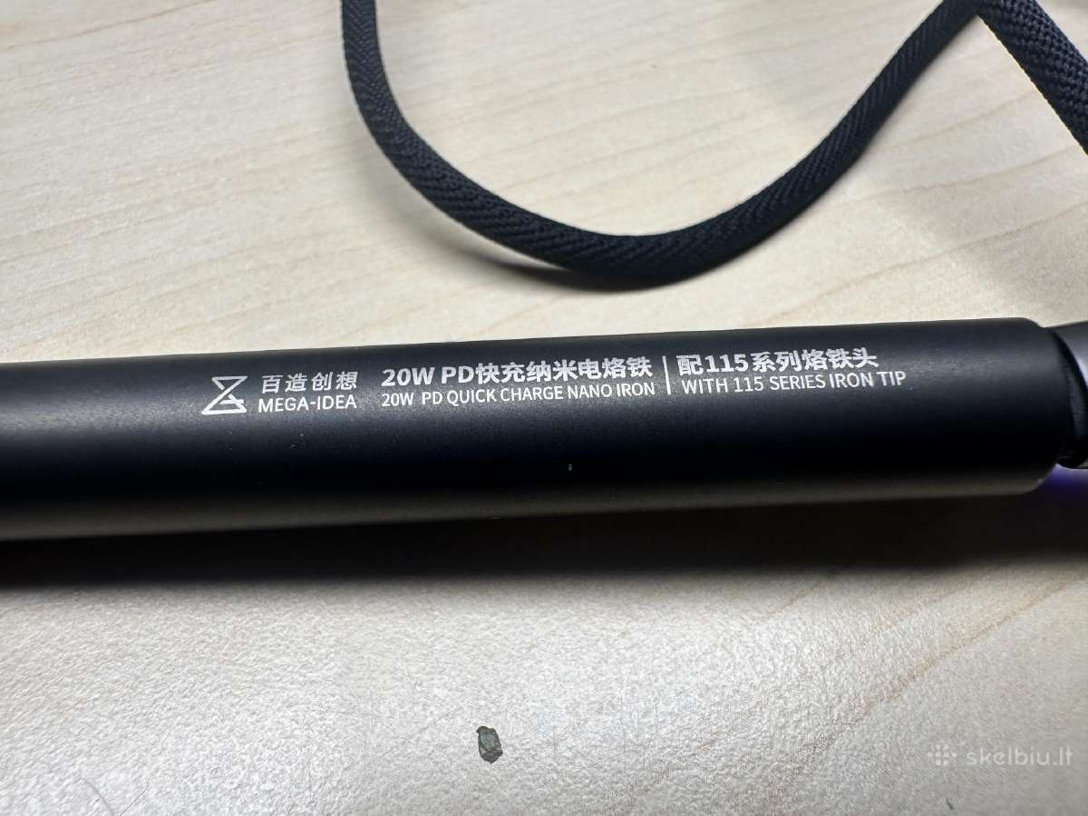 Mini lituoklis Usb-c su Jbc 115 tipo antgalias - nuotraukos Nr. 3