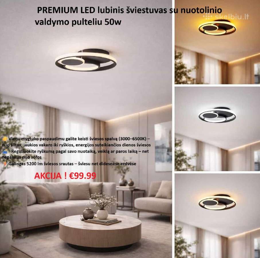 Premium LED sviestuvas , lubiniai LED sviestuvai