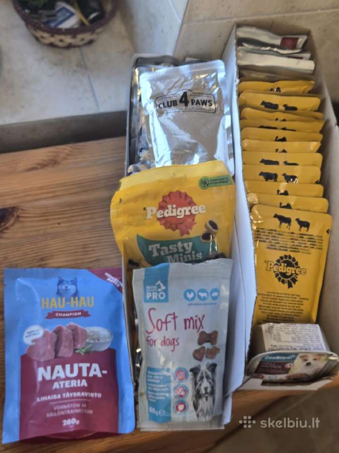 Maistas ir kt. šuniukui