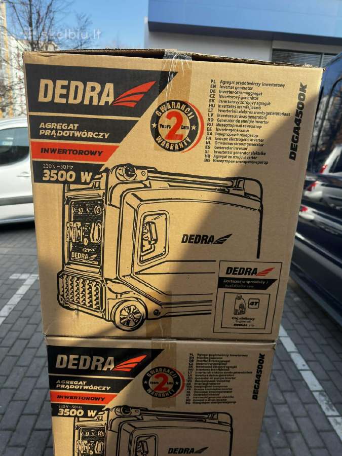 Generatorius Dedra Dega4500k 3.8 kw su3. garantija