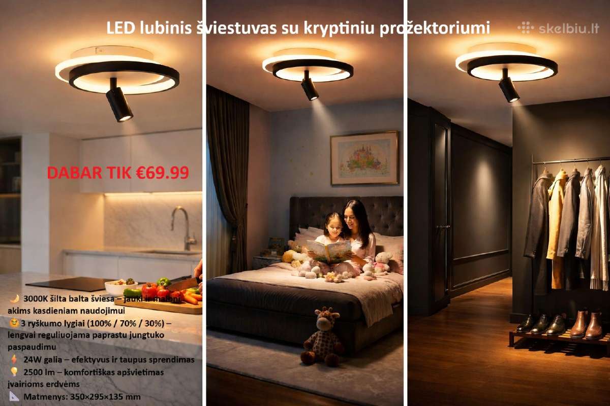 Premium LED sviestuvas , lubiniai LED sviestuvai - nuotraukos Nr. 4