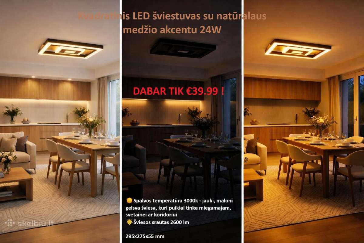 Premium LED sviestuvas , lubiniai LED sviestuvai - nuotraukos Nr. 6