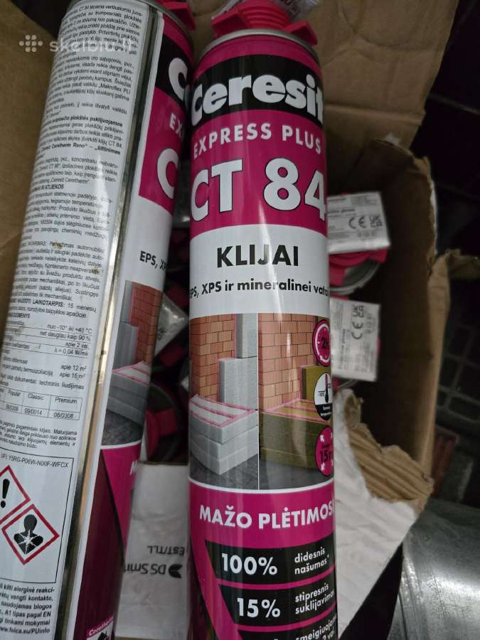 Poliuretaniniai klijai „ceresit“ Ct 84 - nuotraukos Nr. 2