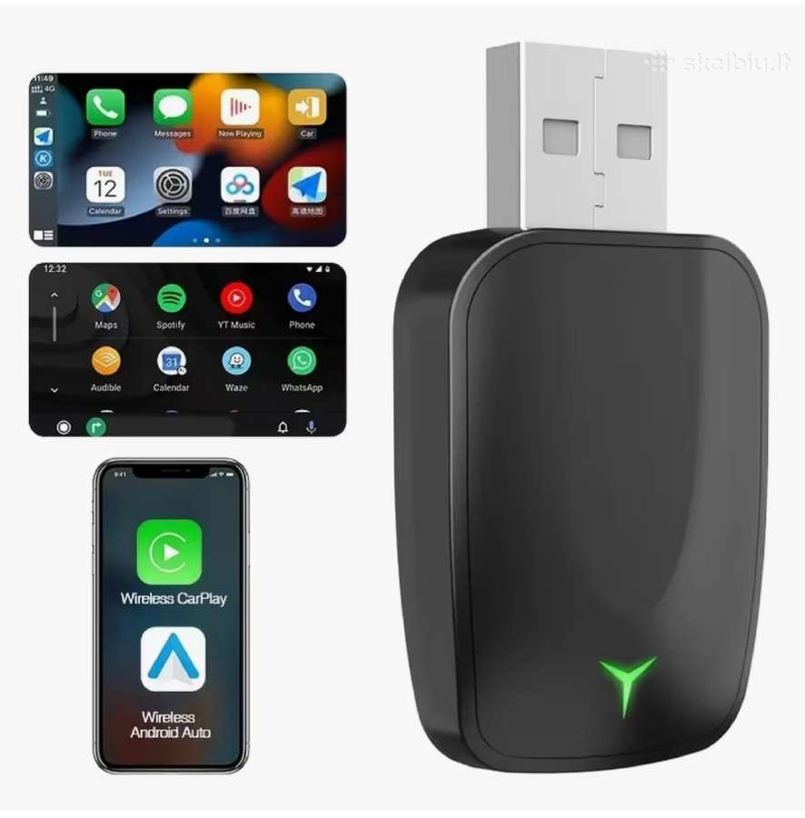 Audio adapteris Carplay arba Android auto
