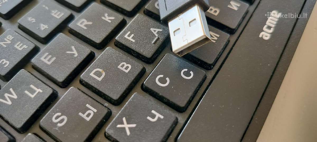 Pc Klaviatūra.lietuvių/rusų raidės - nuotraukos Nr. 3