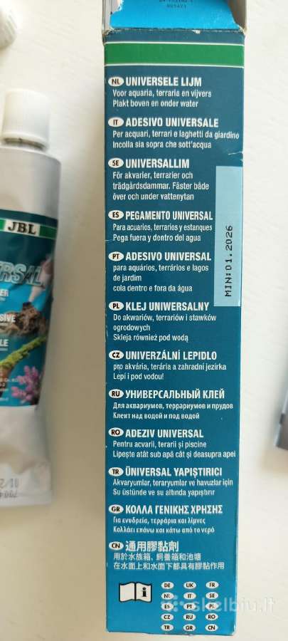 Universalūs klijai akvariumams/tvenkiniams - nuotraukos Nr. 5