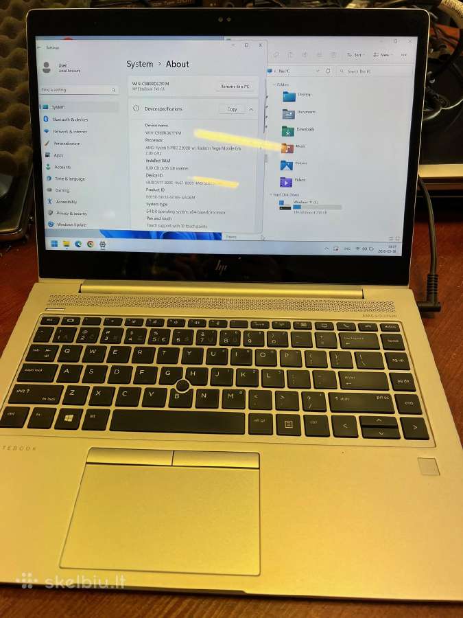 Hp Elitebook 745 G5 su Touchu