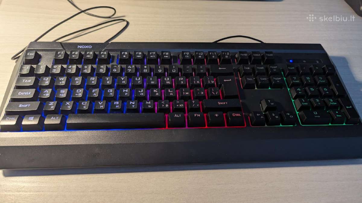 Noxo Origin Gaming keyboard En / Ru - nuotraukos Nr. 2