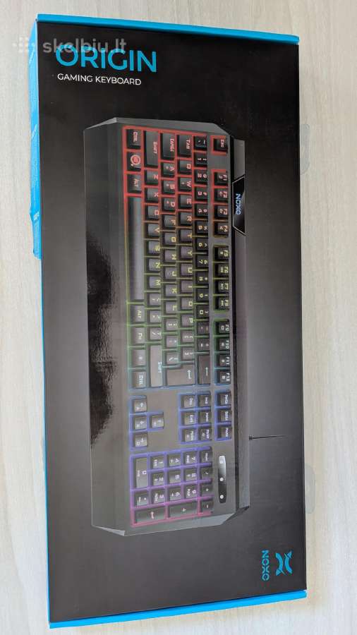 Noxo Origin Gaming keyboard En / Ru - nuotraukos Nr. 4