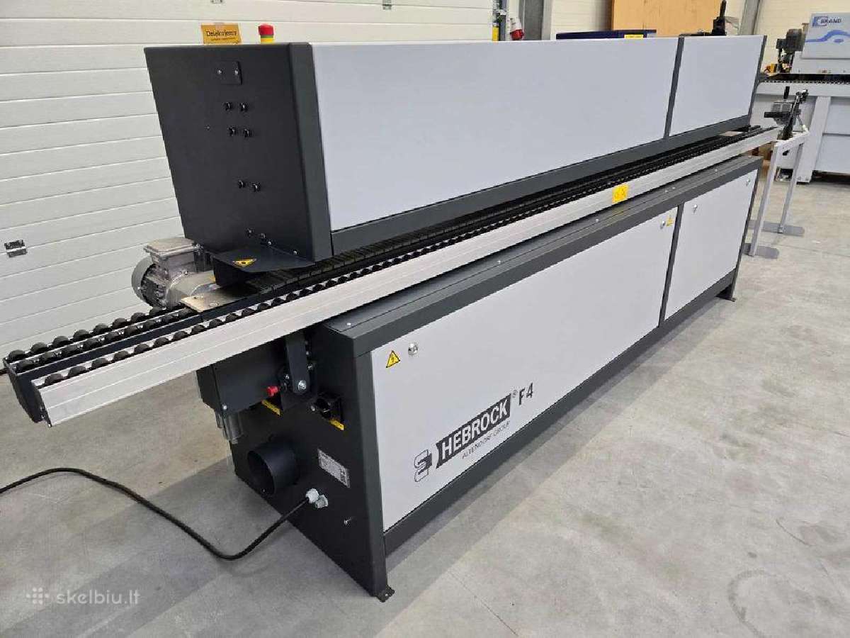 Briaunų laminavimo staklės Hebrock F4