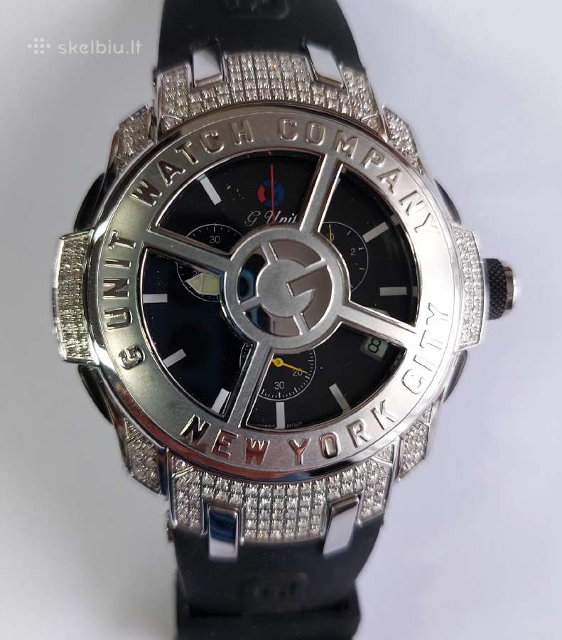 G-unit watch by 50 Cent 1,45 ct Diamonds #Gs7 - nuotraukos Nr. 2