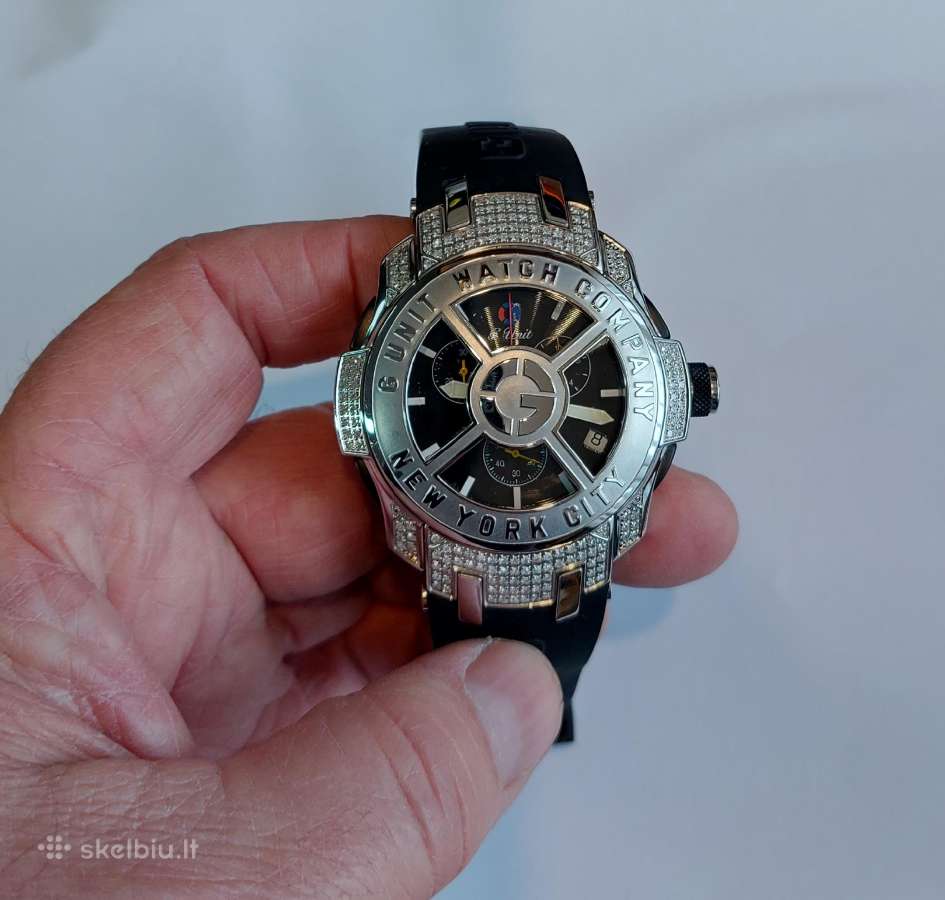 G-unit watch by 50 Cent 1,45 ct Diamonds #Gs7 - nuotraukos Nr. 5