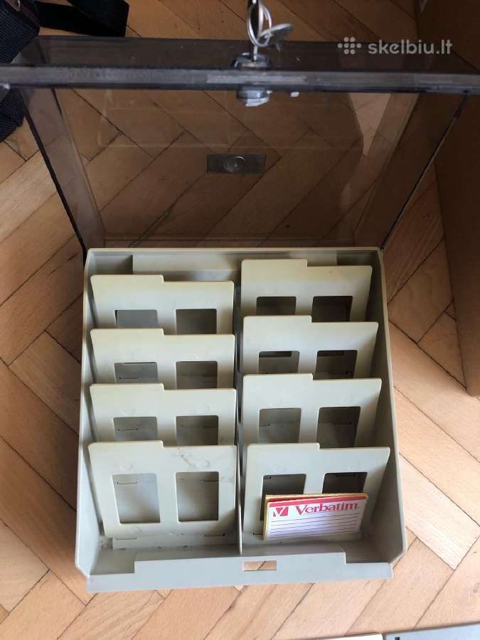 80 Įvairių Fdd Floppy diskų su dėžute - nuotraukos Nr. 3
