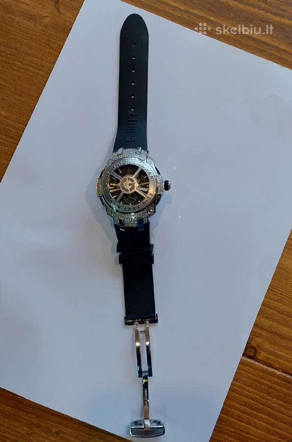 G-unit watch by 50 Cent 1,45 ct Diamonds #Gs7 - nuotraukos Nr. 6