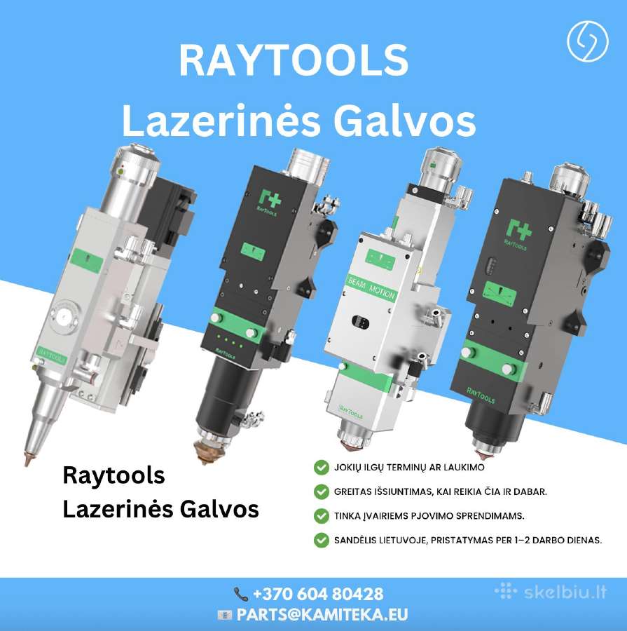 Raytools Boci Raycus Precitec komponentai