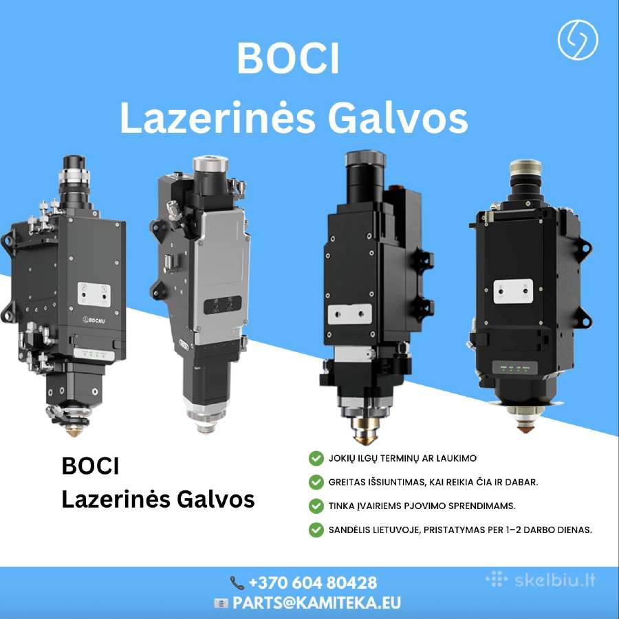 Raytools Boci Raycus Precitec komponentai - nuotraukos Nr. 2