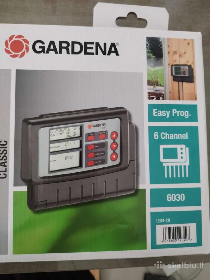 Parduodu laistymo sistemos valdikli Gardena 6030