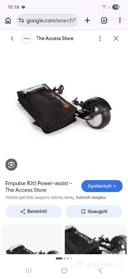 Neigaliojo vežymelio stumdytuvas Empulse r20