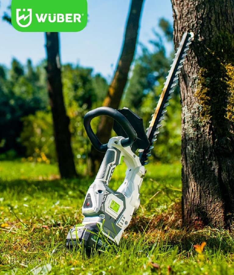 Akumuliatorinės gyvatvorių žirklės Wuber 48cm - nuotraukos Nr. 14