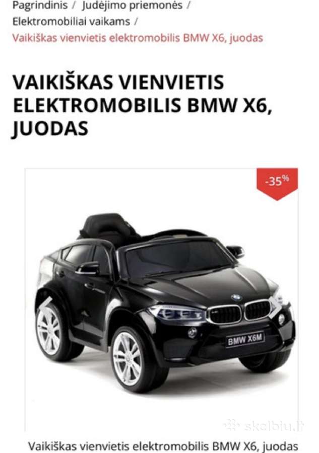 Elektromobilis vaikams Bmw