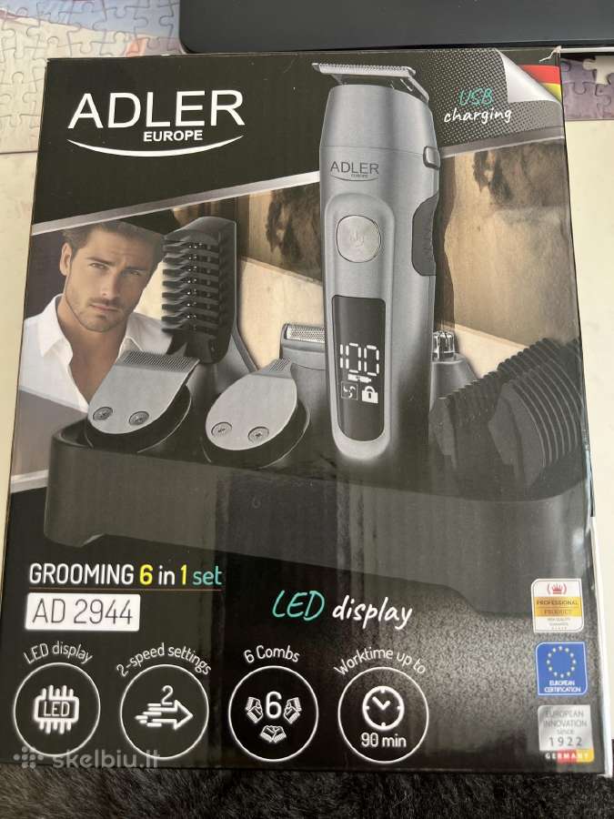 Adler grooming 6in1 Ad 2944 plaukų kirpimo mašinėl