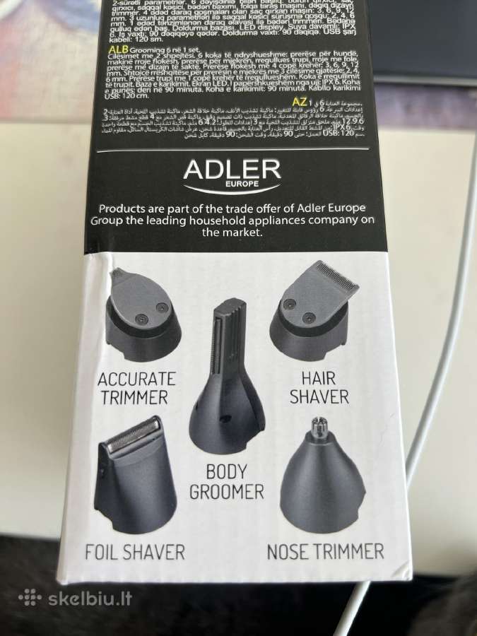 Adler grooming 6in1 Ad 2944 plaukų kirpimo mašinėl - nuotraukos Nr. 2