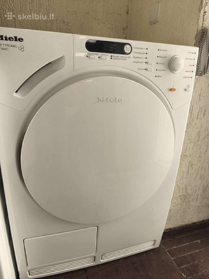 Naudota džiovyklė Miele Softtronic T7744c