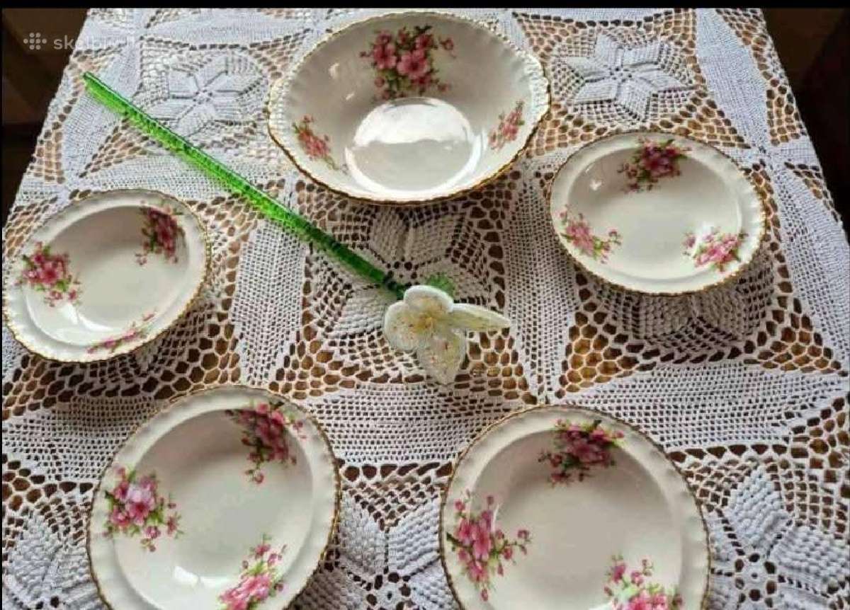 Porcelianinis serviravimo rinkinys „Grindley Cream