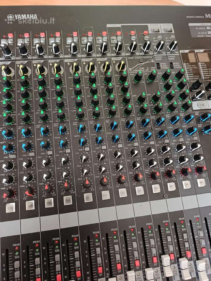 Mikserinis pultas Yamaha mgp16x - nuotraukos Nr. 3