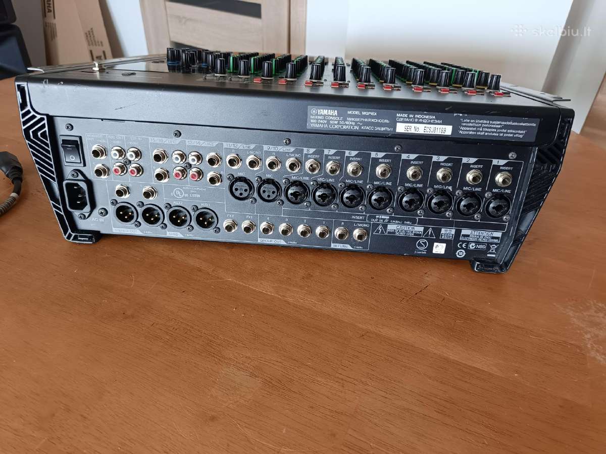 Mikserinis pultas Yamaha mgp16x - nuotraukos Nr. 5
