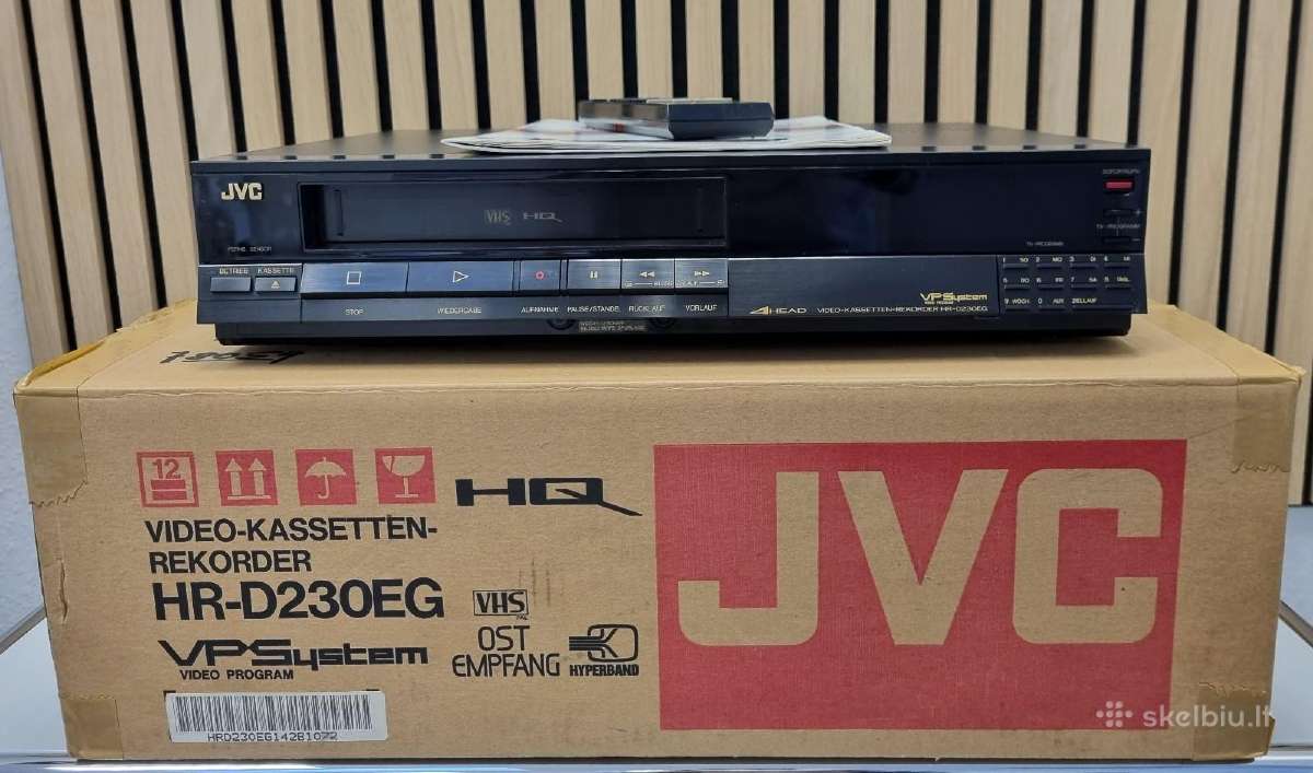 Videomagnetofonas JVC Vhs Video, Hrd-d230eg, 1988