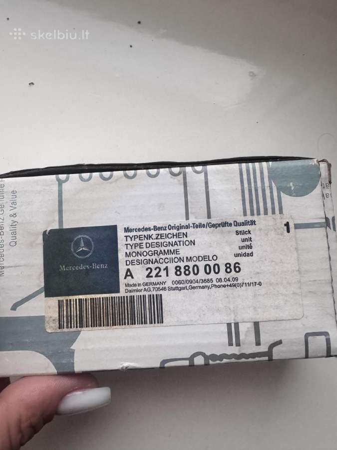 Parduodamas originalus Mercedes-benz ženkliukas - nuotraukos Nr. 3